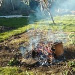 Garden bonfire