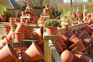 Pots for sale at Whichford Pottery