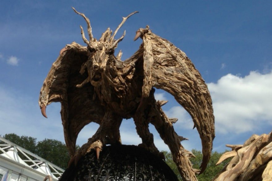 driftwood dragon created by James Doran Webb