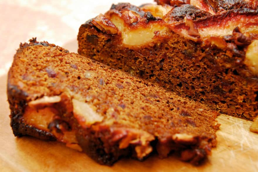 sticky pear cake