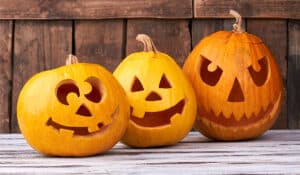 carved pumpkins for halloween