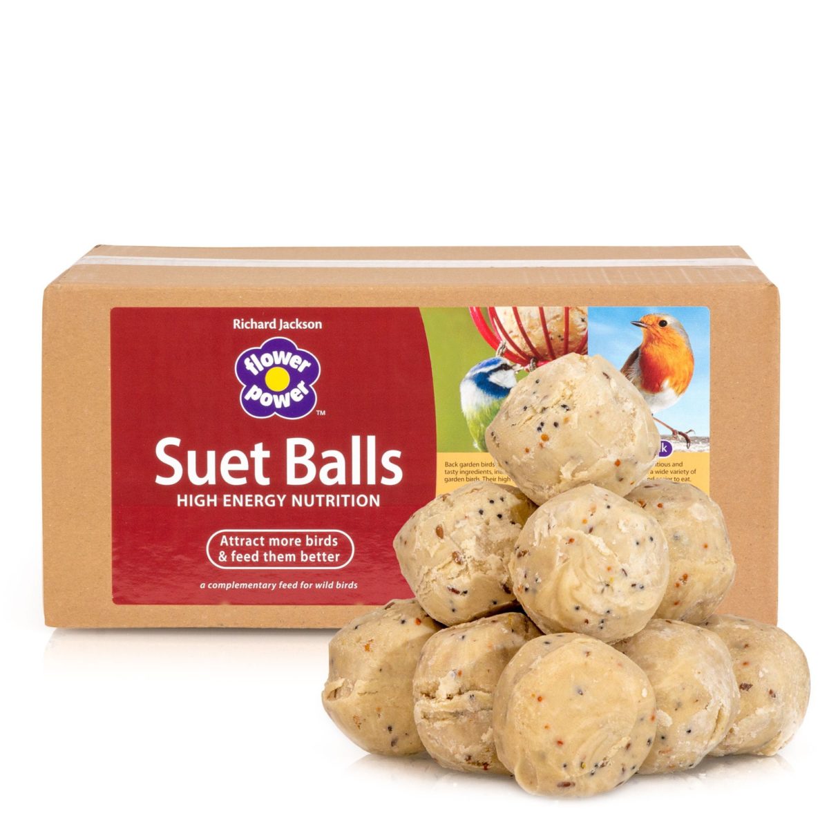Suet Balls by Richard Jackson box of 50 suet balls