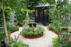 A Summer Retreat garden