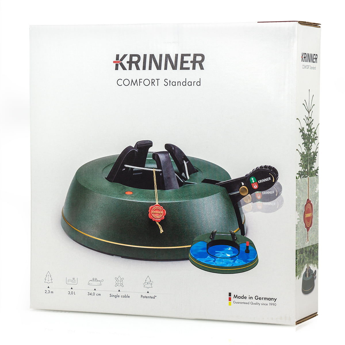 Krinner christmas tree stand in box