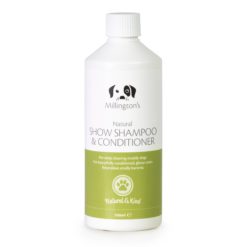 Millingtons Show Shampoo & Conditioner bottle front