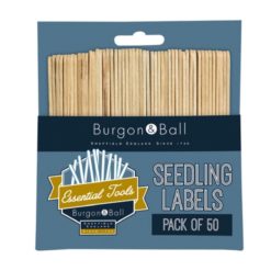 50 wooden seedling labels