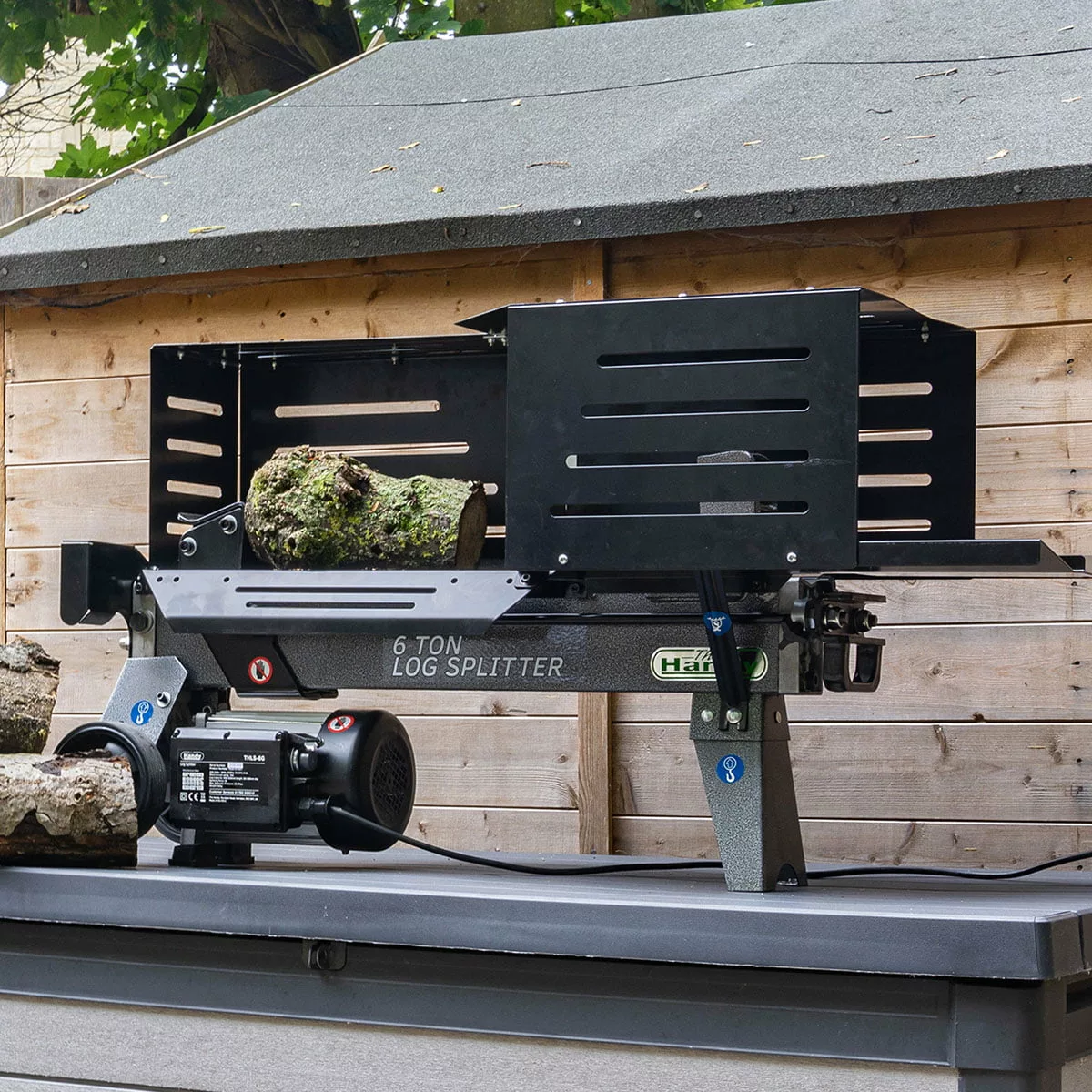 The Handy 6-Ton Electric Log Splitter - Richard Jackson Garden