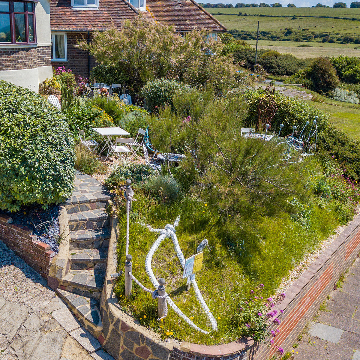 Front garden at Driftwood