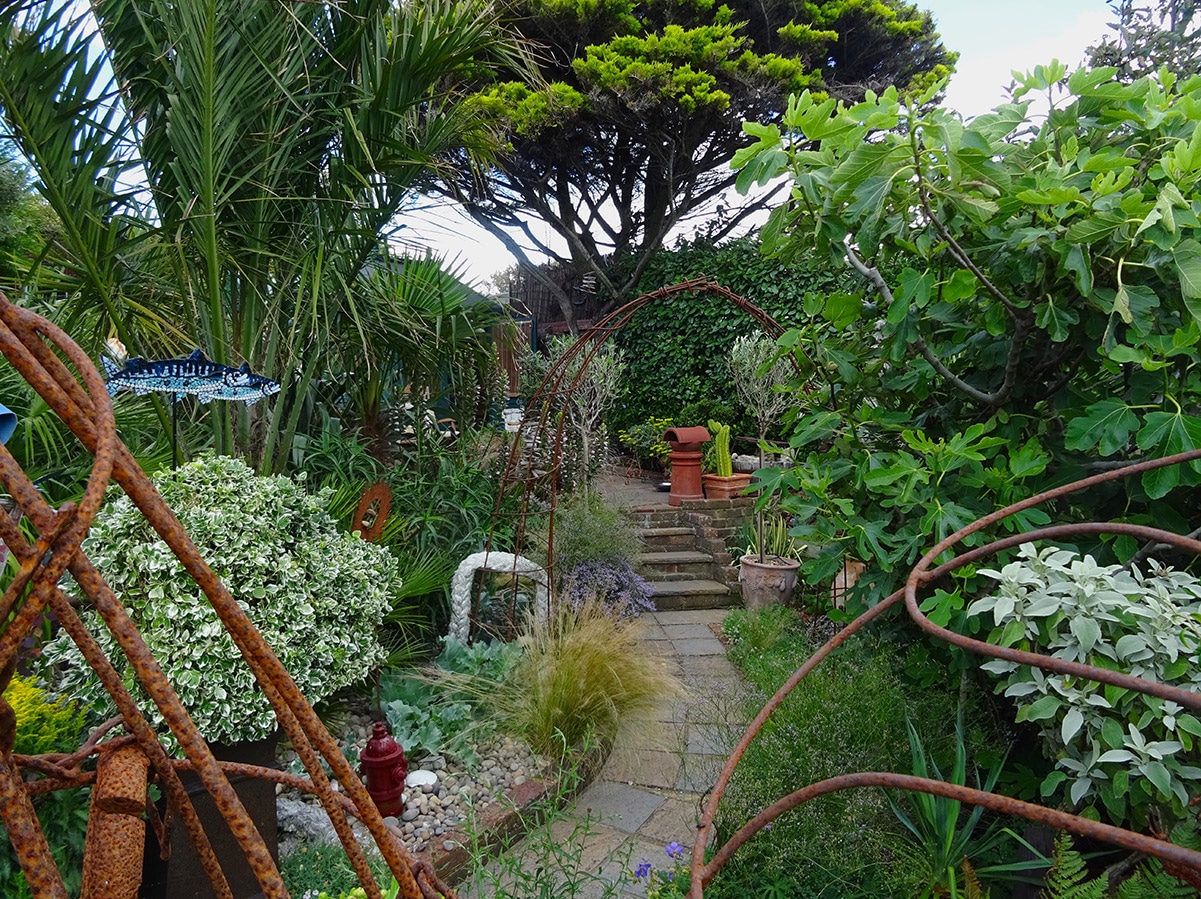 The upper gravel gardens at Driftwood