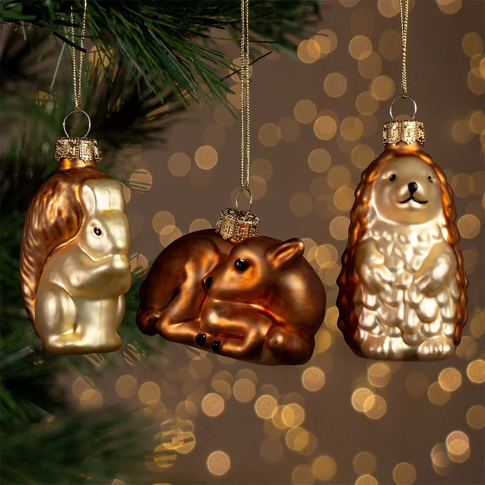 Woodland Creatures Christmas Bauble