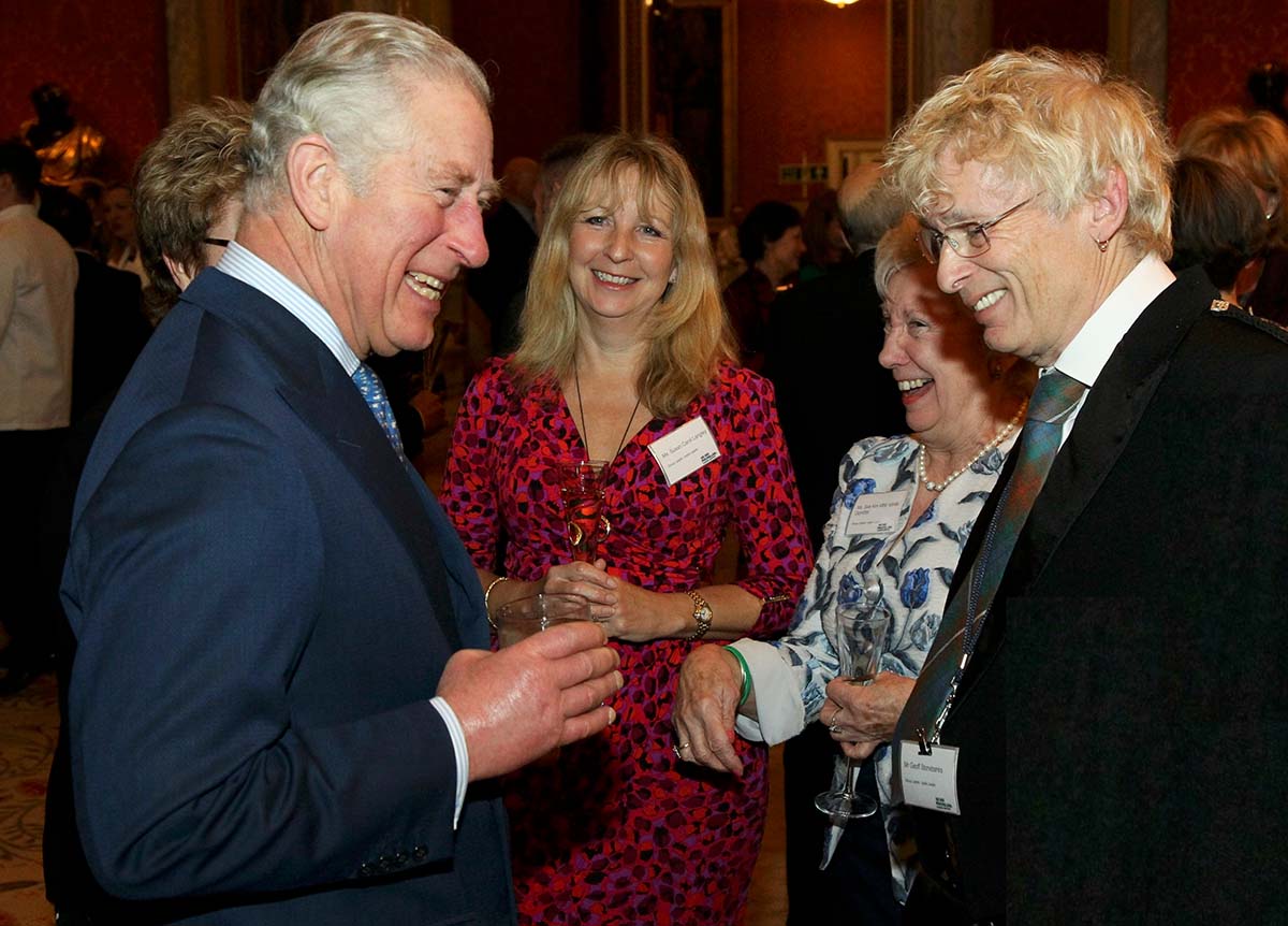 Geoff Stonebanks meeting HRH Prince Charles