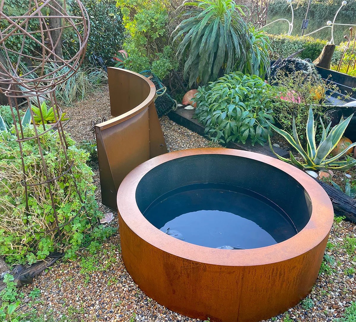 New pond ready to install at Driftwood