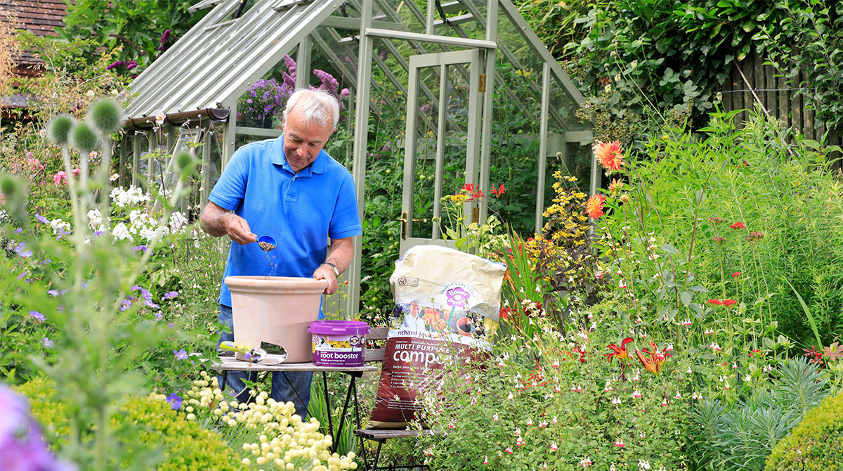 Richard using Root Booster