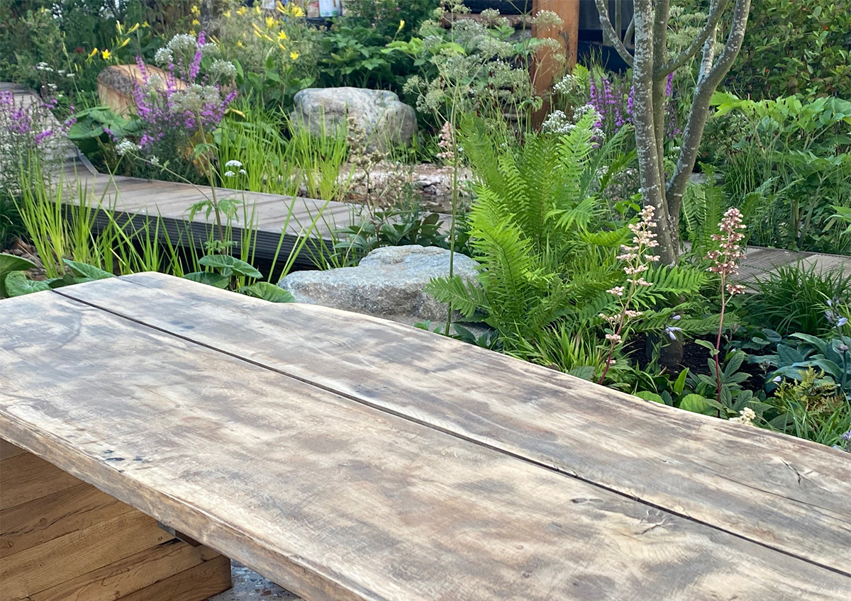 The Resilient Garden by Tom Massey at Hampton Court Palace Garden Festival 2023