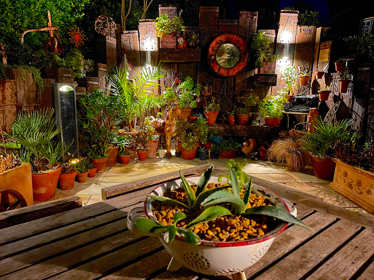 Night lighting at Driftwood