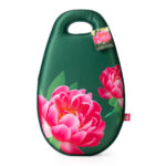 Pink peony garden kneeler front
