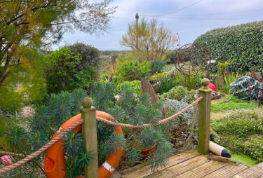 the beach garden at Driftwood