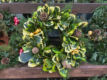 Home-made Christmas wreath