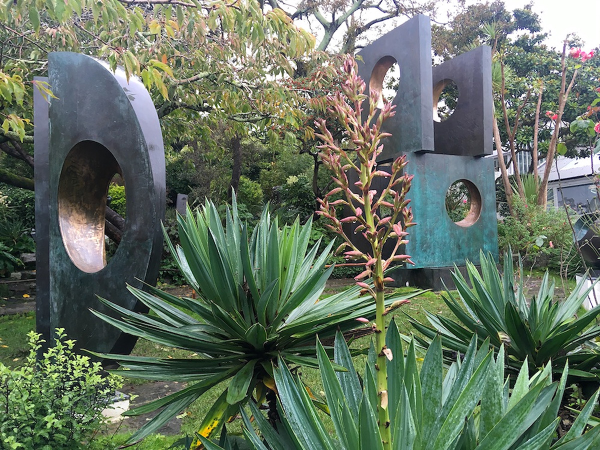 Barbara Hepworth garden in St. Ives